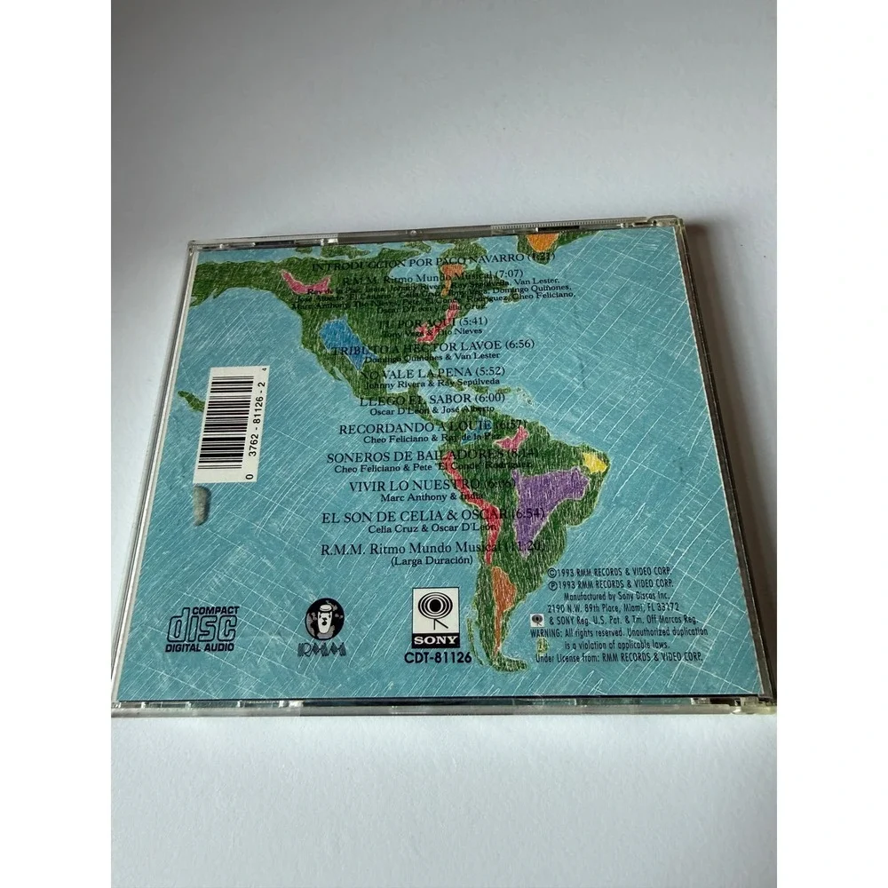 Familia RMM Combinacion Perfecta CD Marc Anthony India Celia Cruz Salsa 1993